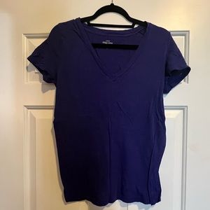 J. Crew purple vintage knitwear t shirt. Size S.